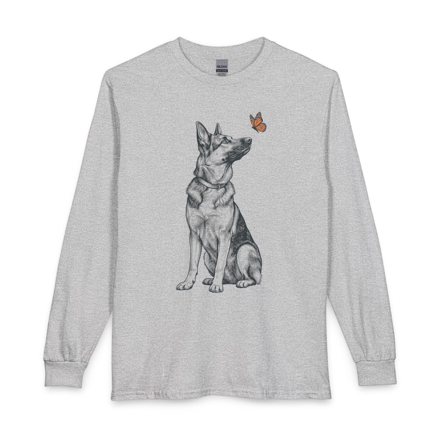 German Shepherd Butterfly Long Sleeve