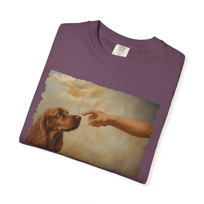 God Creates Red Cocker Spaniel Premium Tee