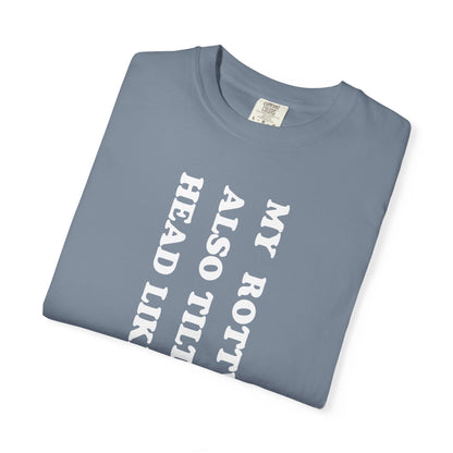 Rottweiler Tilts His Head Premium Tee