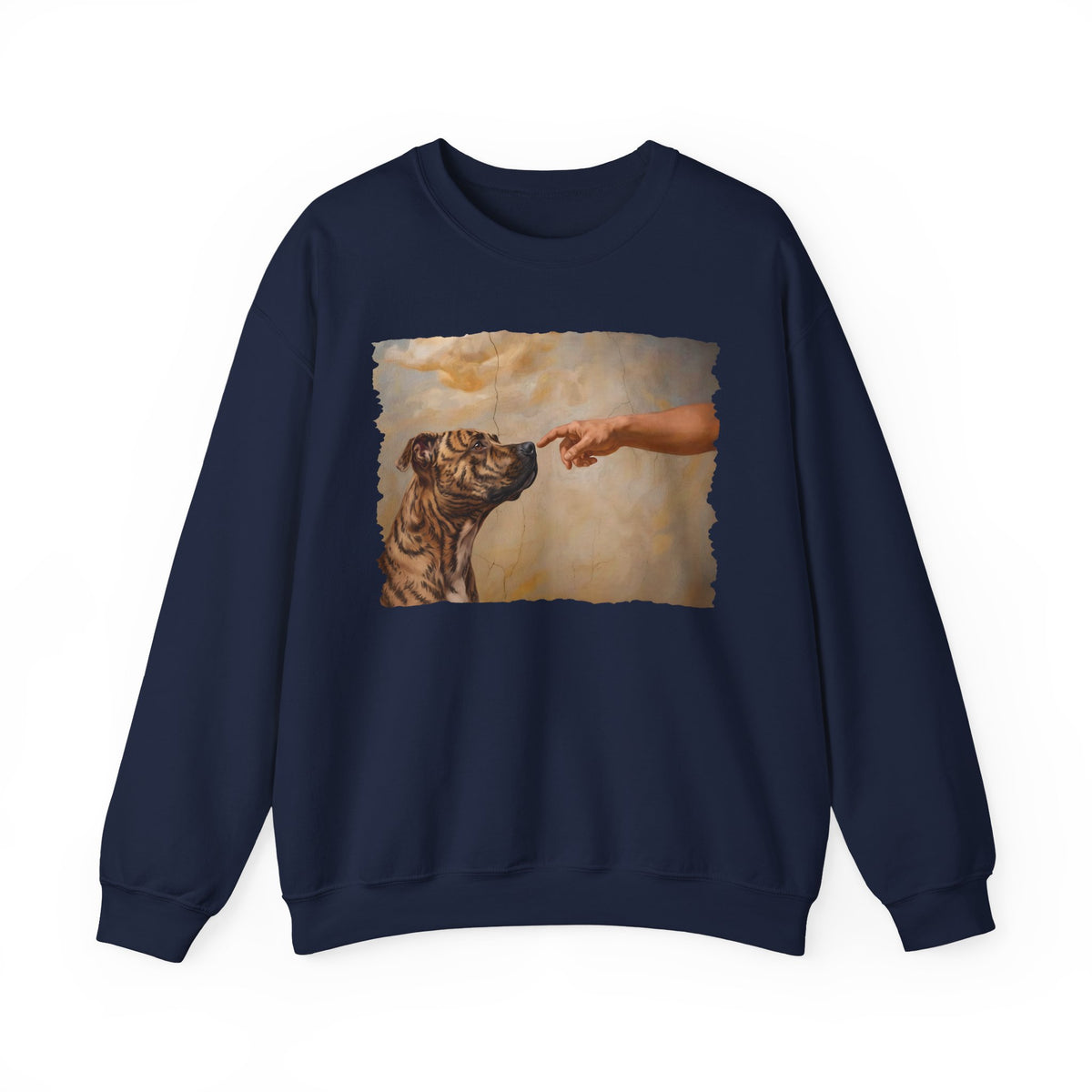 Pitbull Brindle Creation Crewneck Sweatshirt