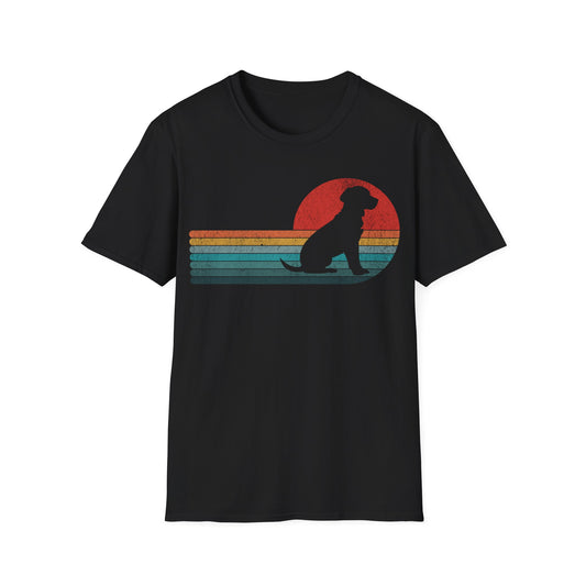 Labrador Retro Sunset Tee