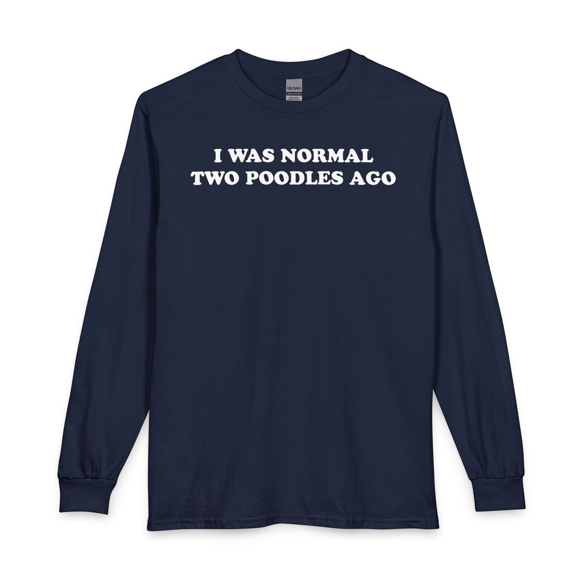 Two Standard Poodles Ago Long Sleeve