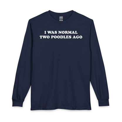 Two Standard Poodles Ago Long Sleeve
