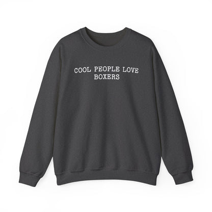 Cool People Love Boxers Crewneck Sweatshirt