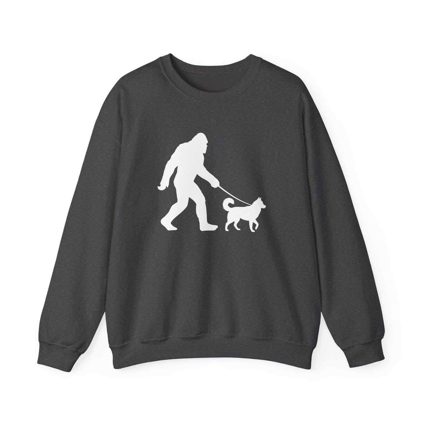 Husky Bigfoot Crewneck Sweatshirt Dark Heather