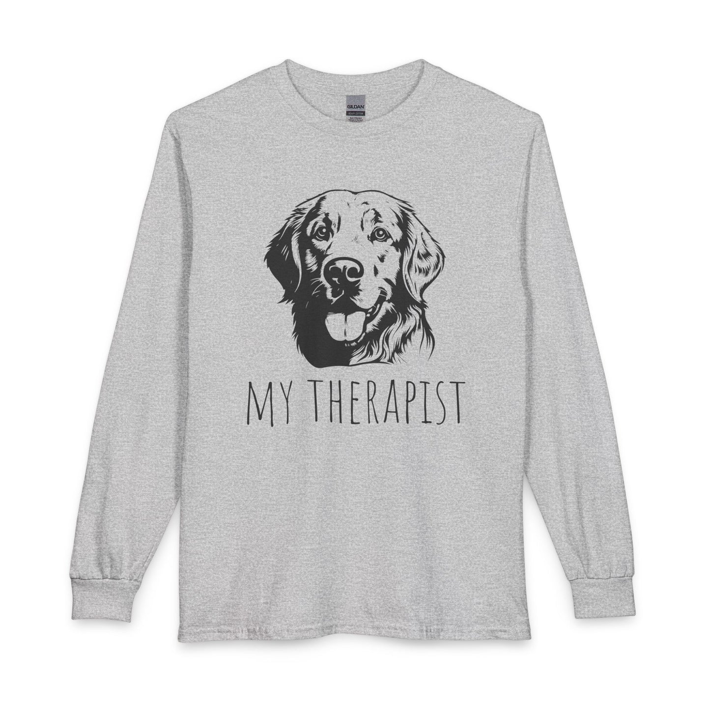 Golden Retriever My Therapist Long Sleeve