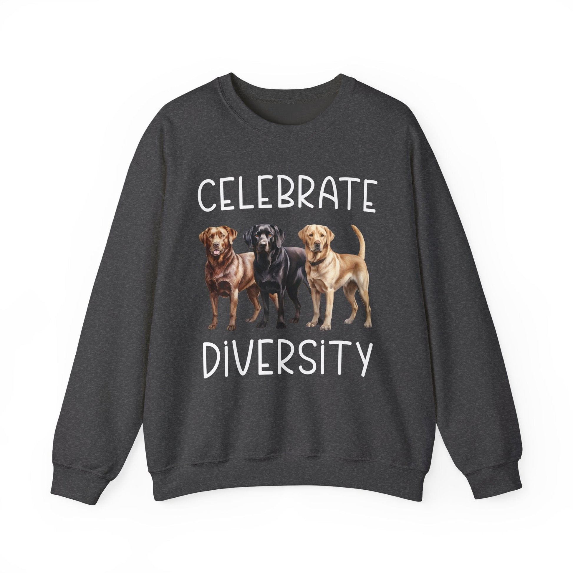 Celebrate Diversity Crewneck Sweatshirt Dark Heather