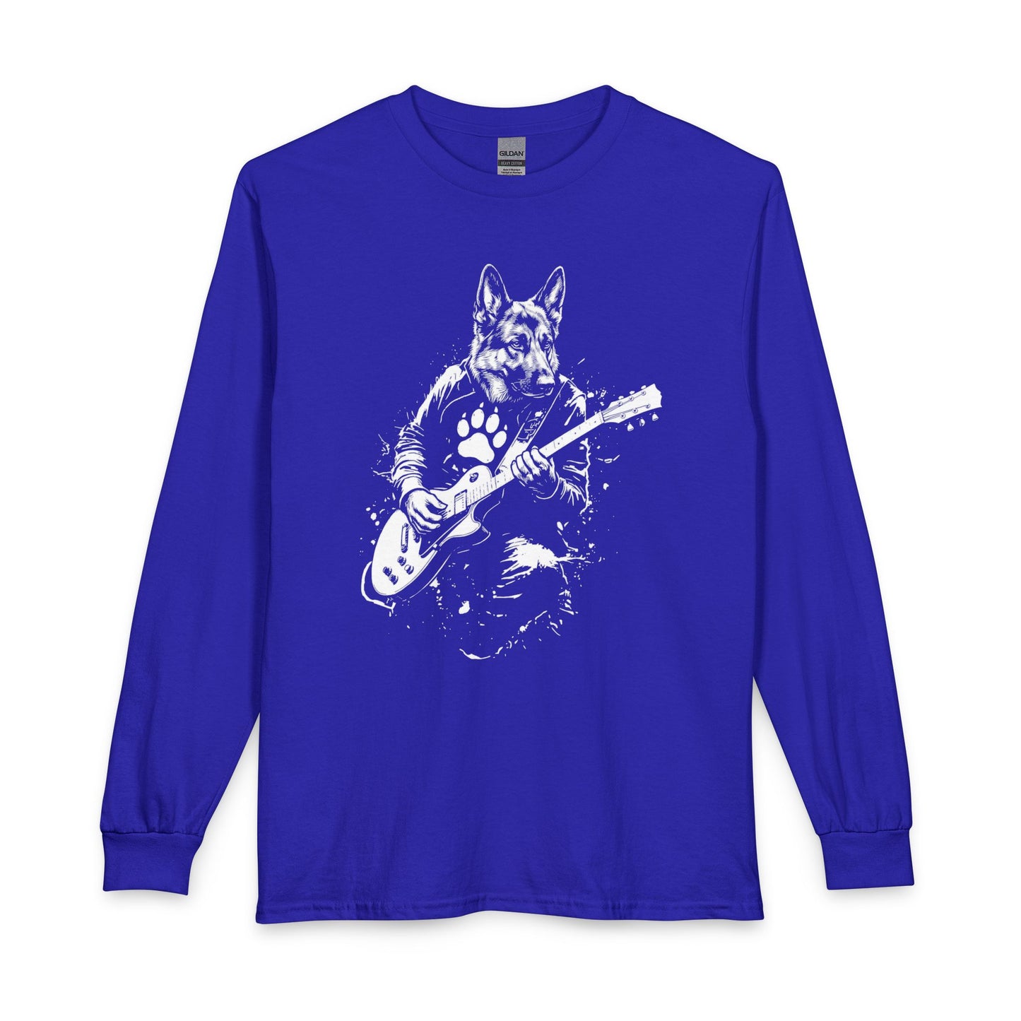 German Shepherd Guitar Long Sleeve