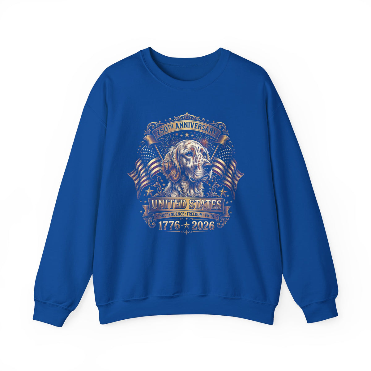 English Setter USA Crewneck Sweatshirt
