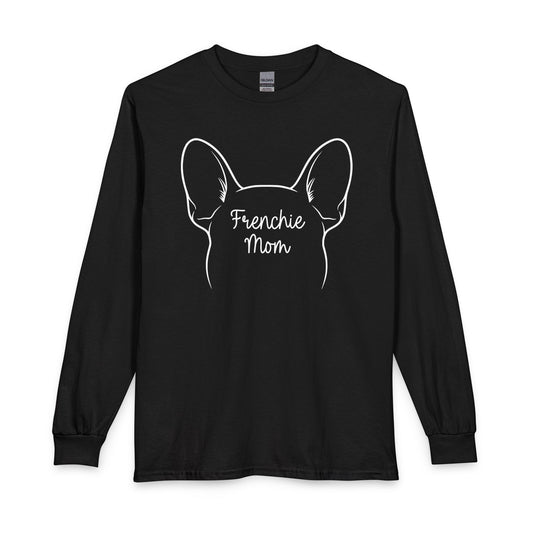 Frenchie Mom Long Sleeve Black