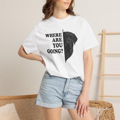 Black labrador Alert Premium Tee
