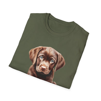 Cute Chocolate Labrador Puppy Tee