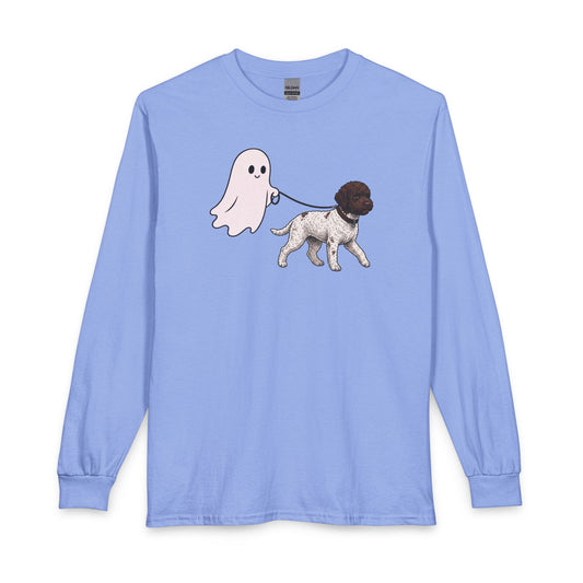 Lagotto Halloween Long Sleeve Carolina Blue