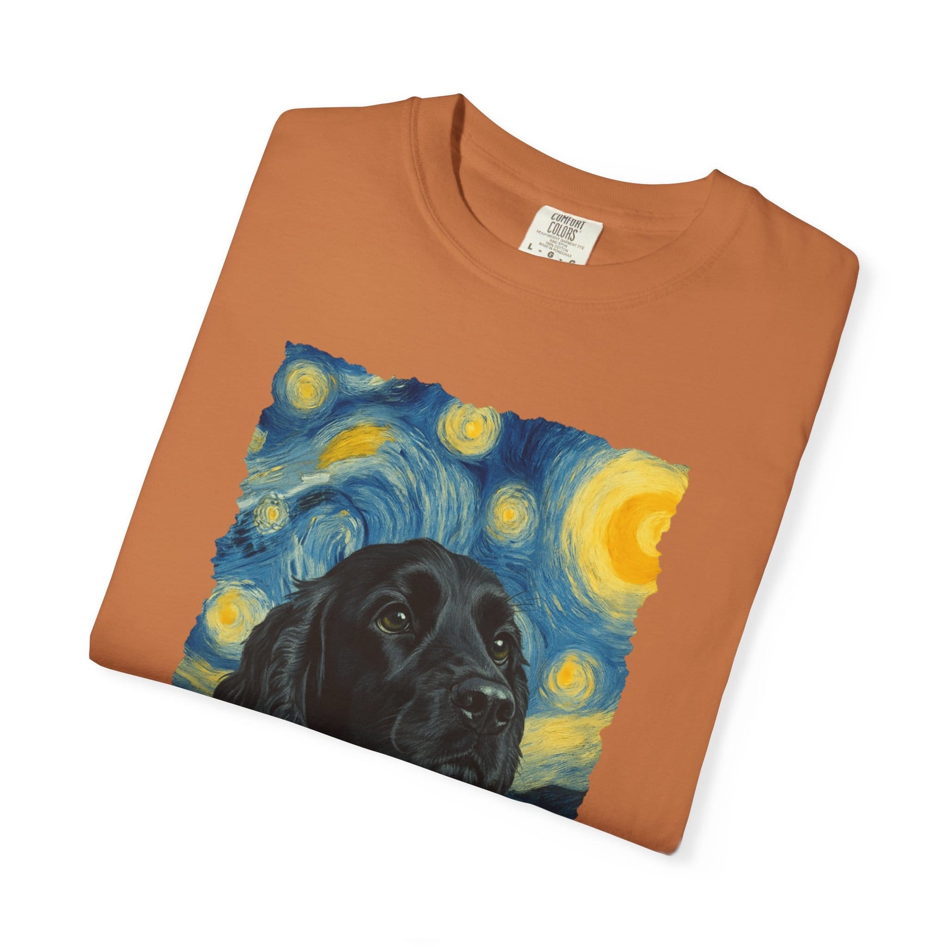 Black Cocker Spaniel van Gogh Premium Tee