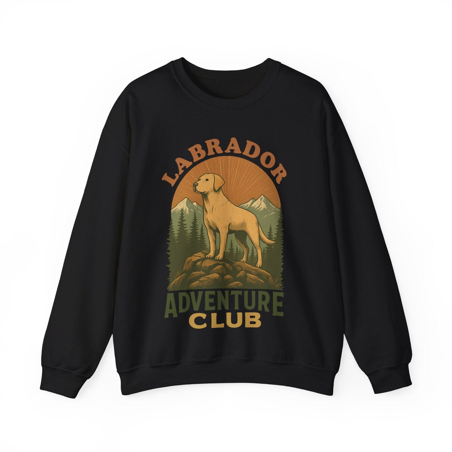 Labrador Adventure Club Crewneck Sweatshirt Black