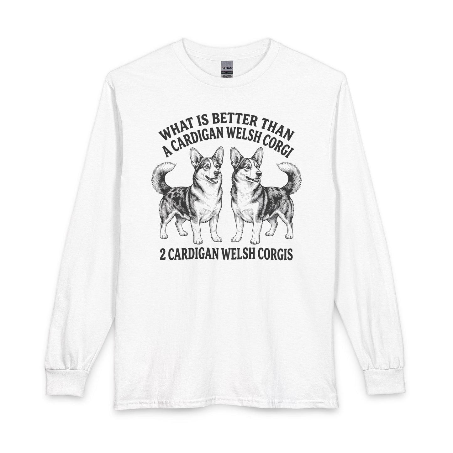 2 Cardigan Welsh Corgi Long Sleeve