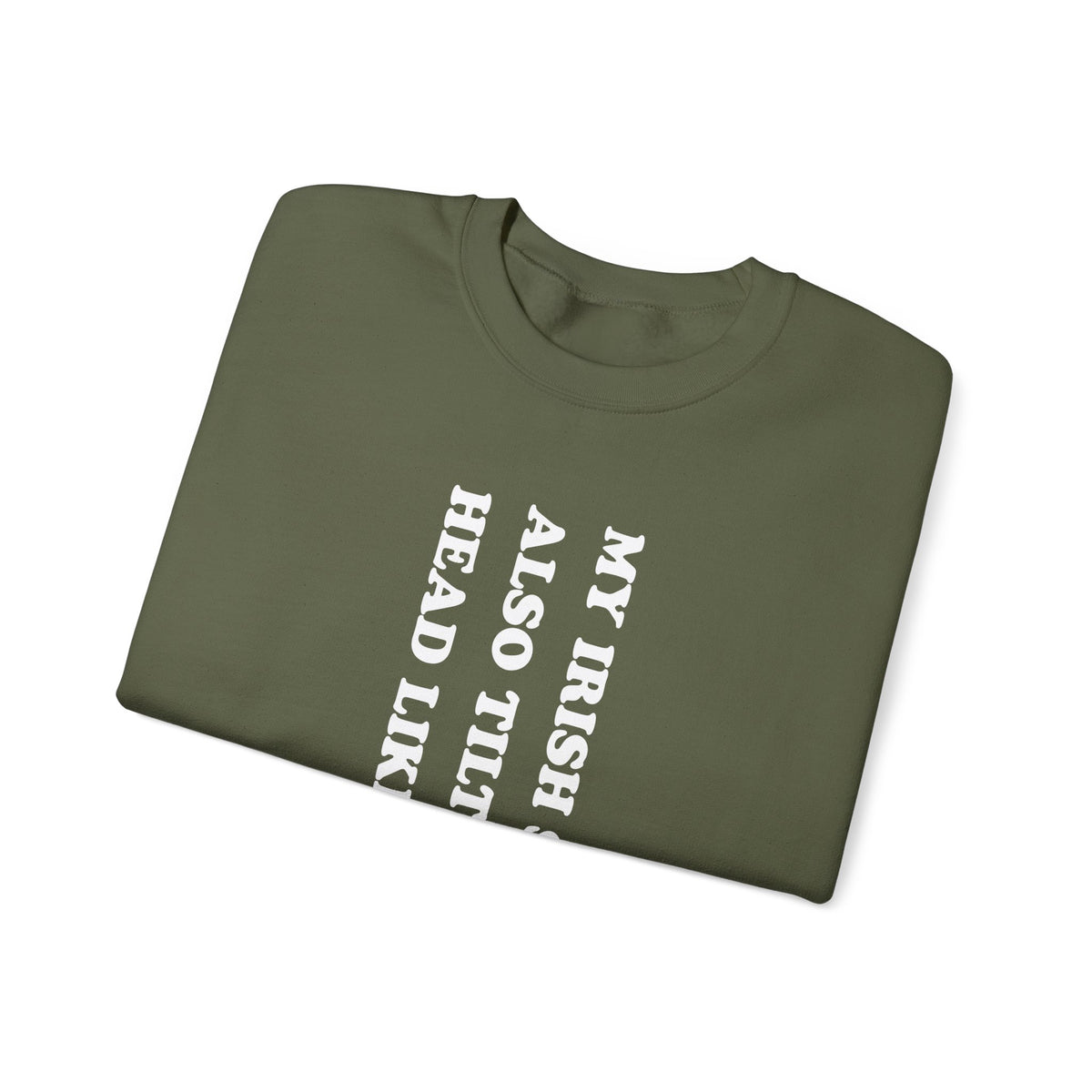 Irish Setter Tilts Her Head Crewneck Sweatshirt