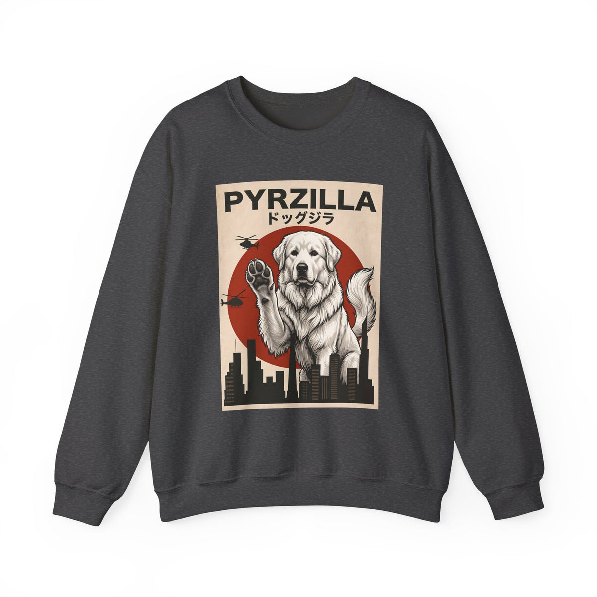 Great Pyrenees Pyrzilla Crewneck Sweatshirt