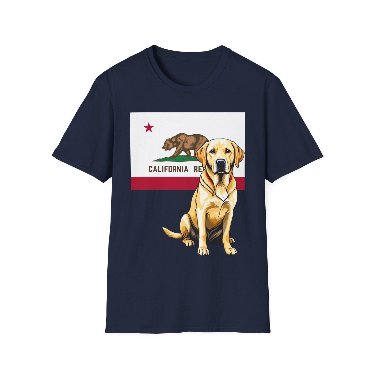 Yellow Labrador California Navy