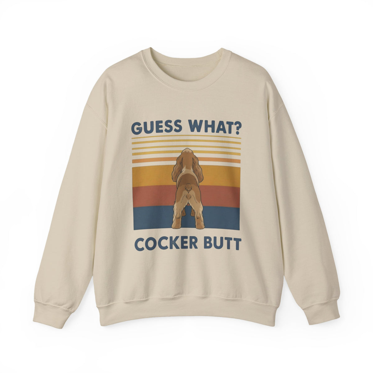 Cocker Spaniel Butt Crewneck Sweatshirt