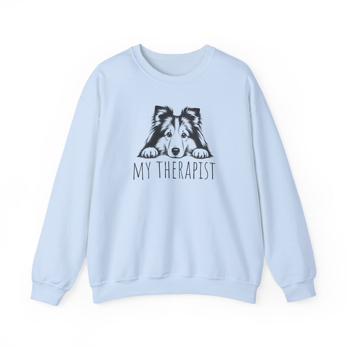 Shetland Sheepdog My Therapist Crewneck Sweatshirt