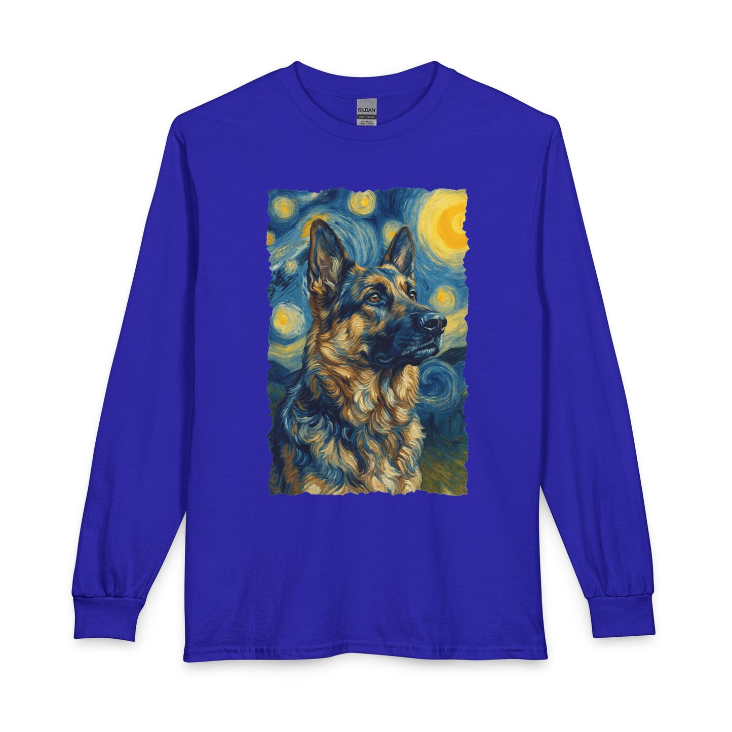 German Shepherd van Gogh Long Sleeve