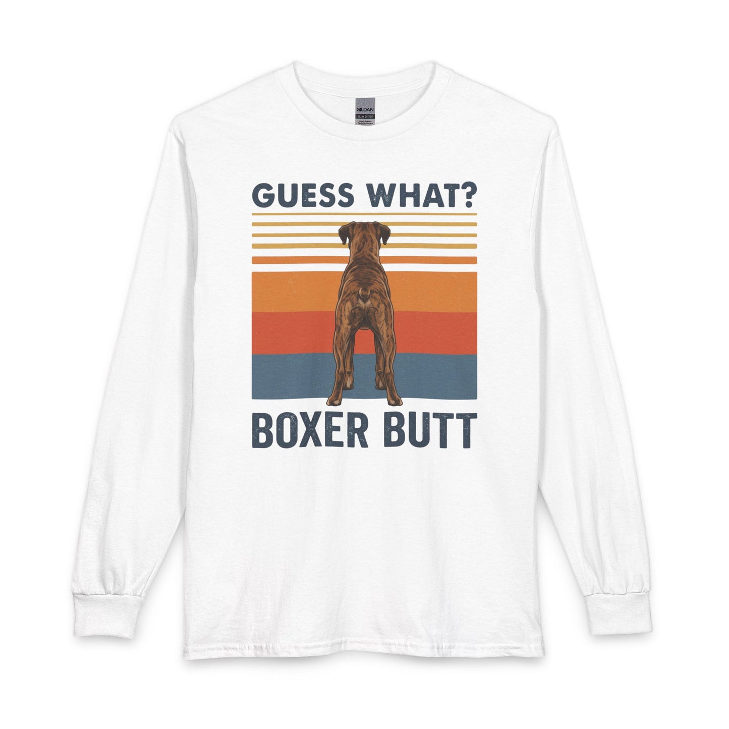 Brindle Boxer Butt Long Sleeve