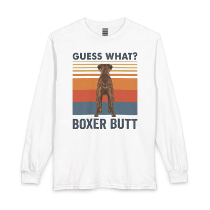 Brindle Boxer Butt Long Sleeve