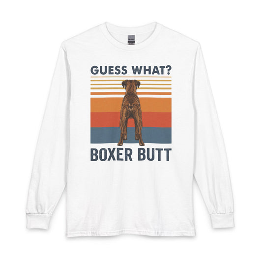 Brindle Boxer Butt Long Sleeve