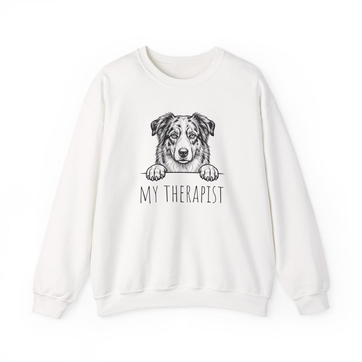 Australian Shepherd Therapist Crewneck Sweatshirt