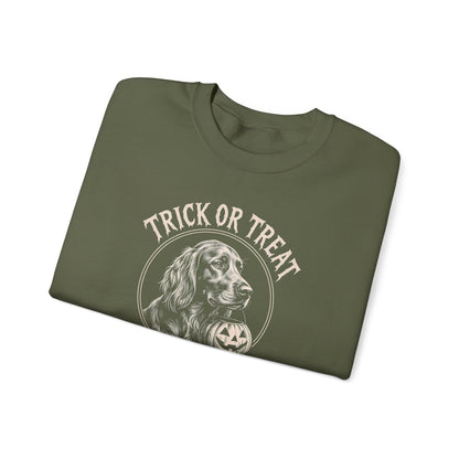 Irish Setter Trick Or Treat Crewneck Sweatshirt