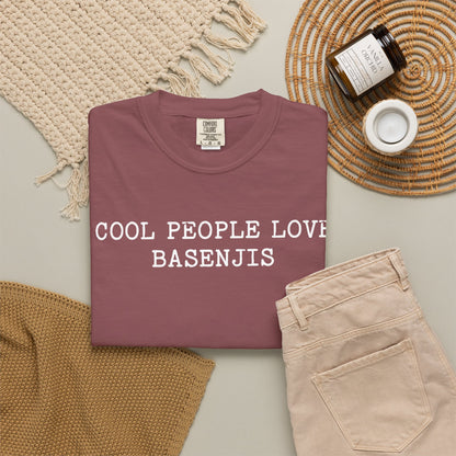 Cool People Love Basenjis Premium Tee