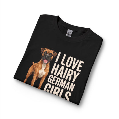 Fawn Boxer Hairy German Girl Long Sleeve