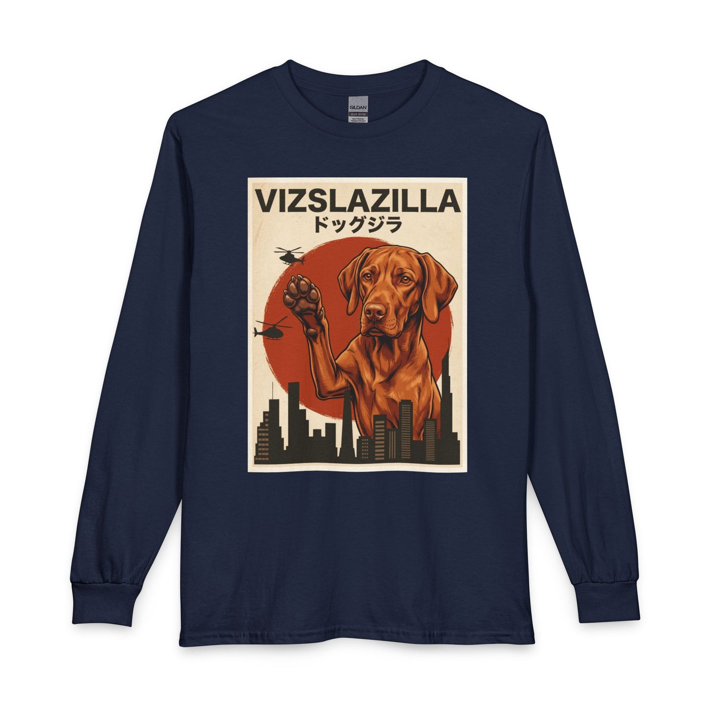 Vizsla Vizslazilla Long Sleeve