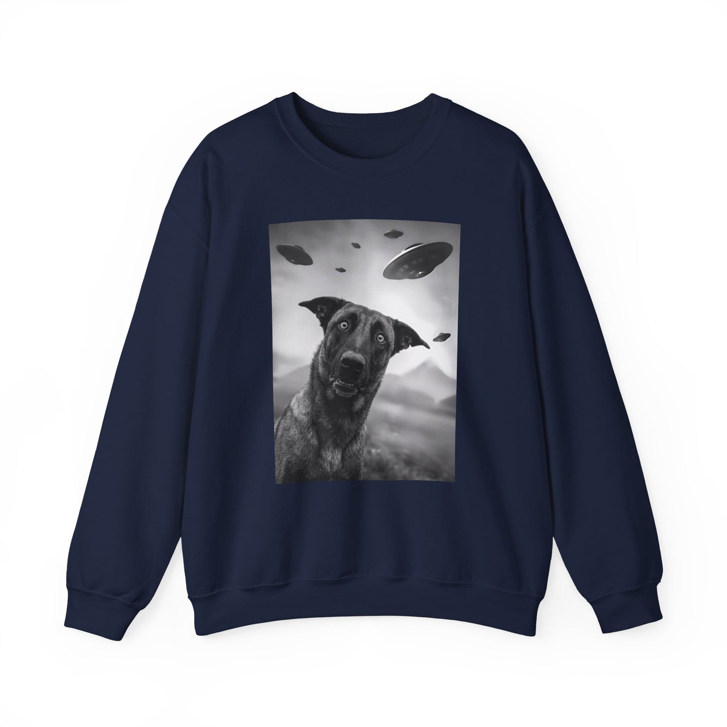Belgian Malinois UFO Crewneck Sweatshirt
