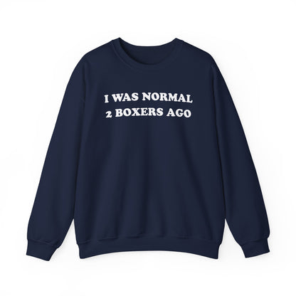 2 Boxers Crewneck Sweatshirt