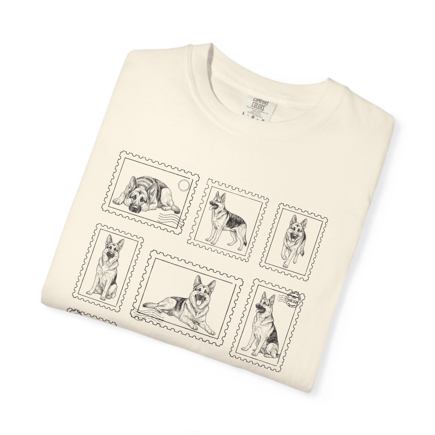 German Shepherd Stamps Premium Tee