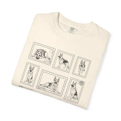 German Shepherd Stamps Premium Tee