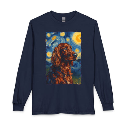 Irish Setter Van Gogh Long Sleeve