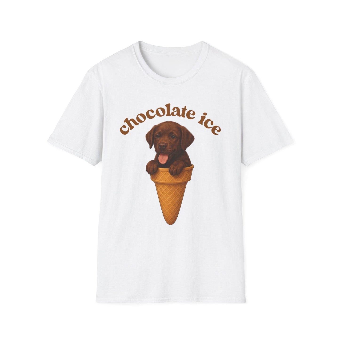 Chocolate Ice Labrador Puppy White