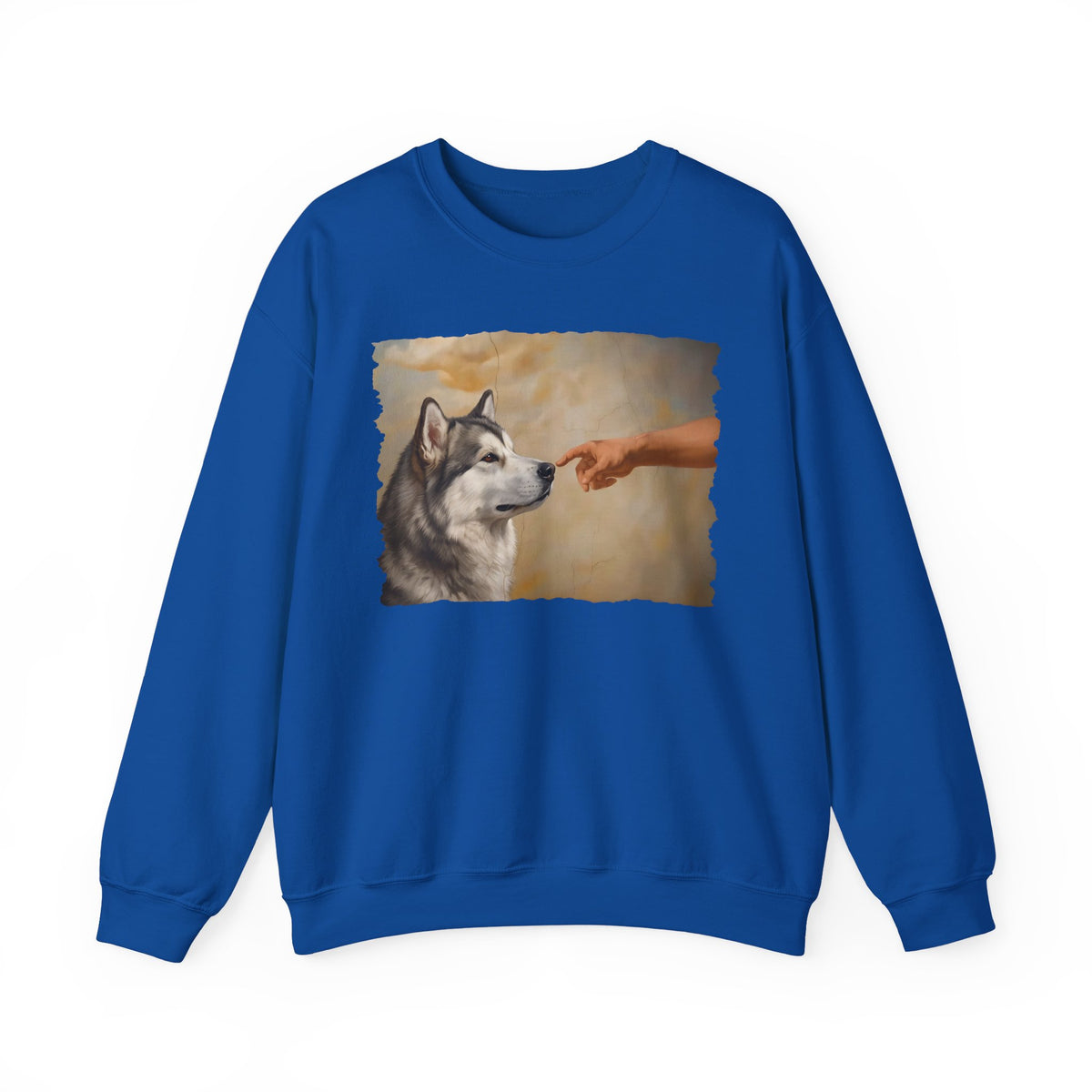 Alaskan Malamute Creation Crewneck Sweatshirt