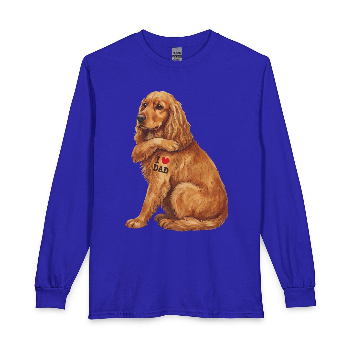 Cocker Spaniel I Love Dad Long Sleeve