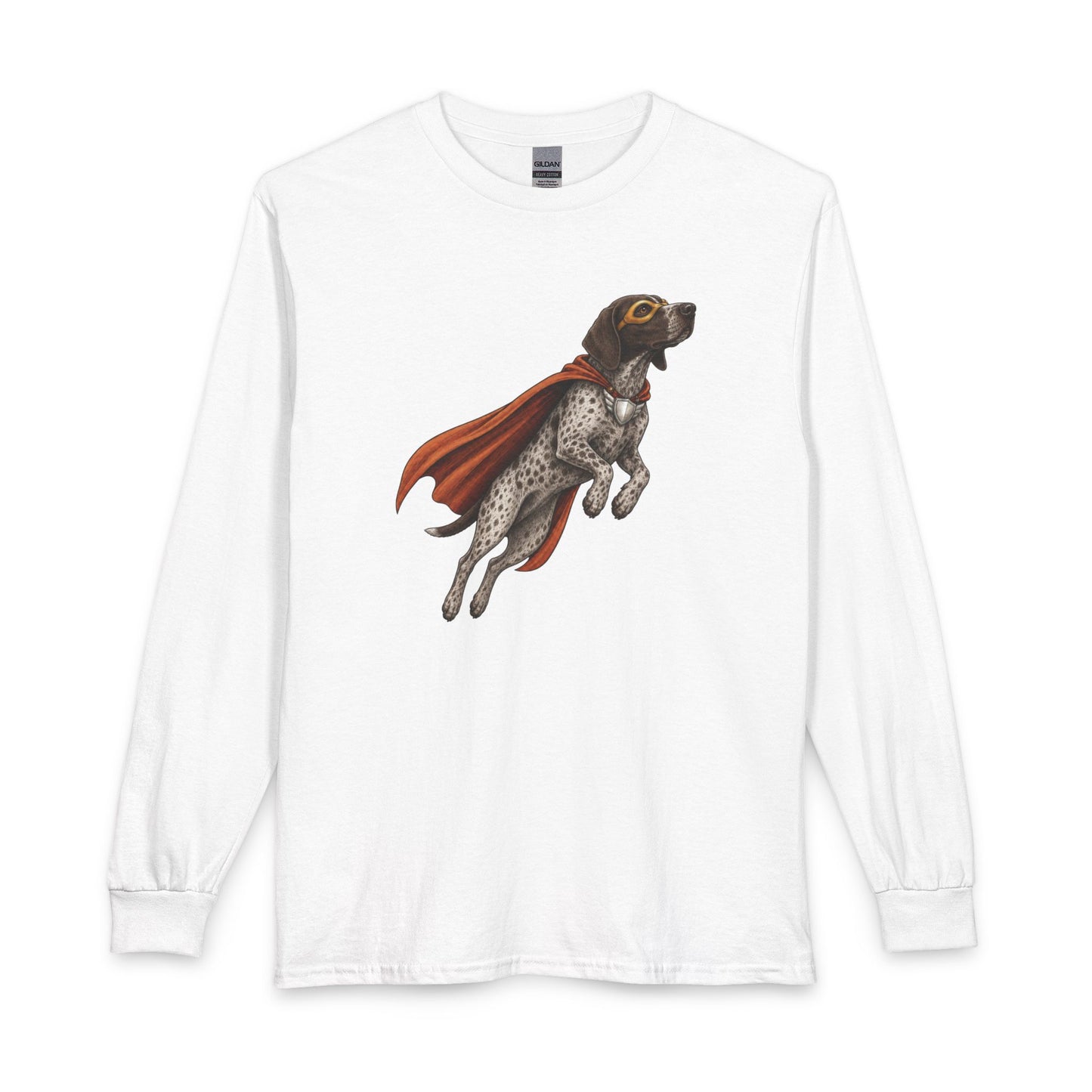 German Shorthaired  Pointer Superhero Long Sleeve