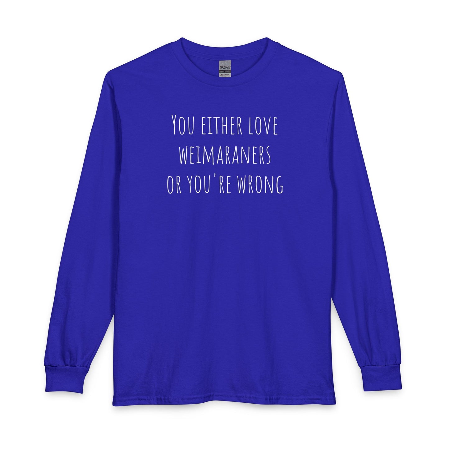 Love Weimaraners Long Sleeve Royal