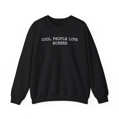 Cool People Love Boxers Crewneck Sweatshirt