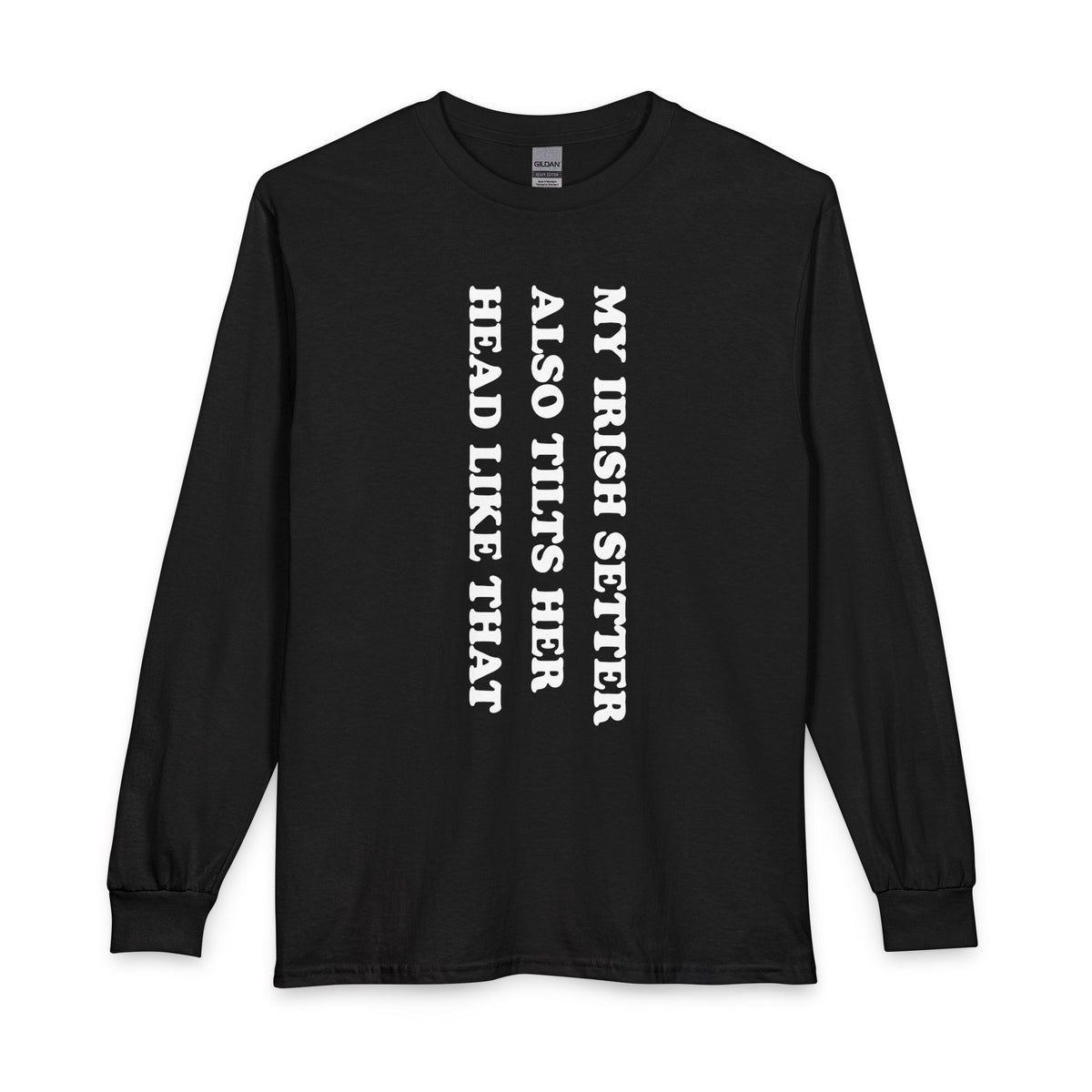 Irish Setter Tilts Her Head Long Sleeve