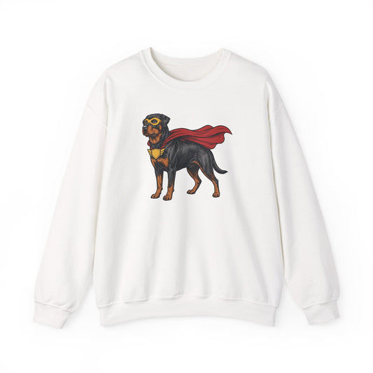 Rottweiler Superhero Crewneck Sweatshirt
