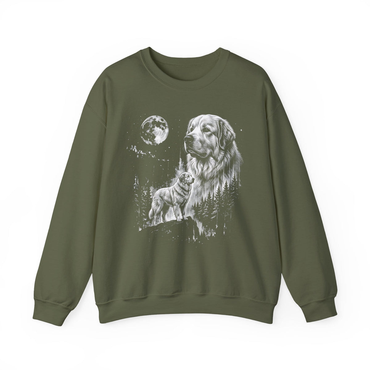 Great Pyrenees Moonlight Crewneck Sweatshirt