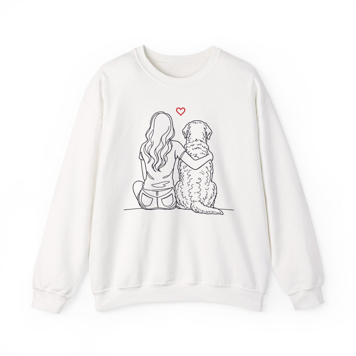 Chesapeake Bay Retriever Hug Crewneck Sweatshirt
