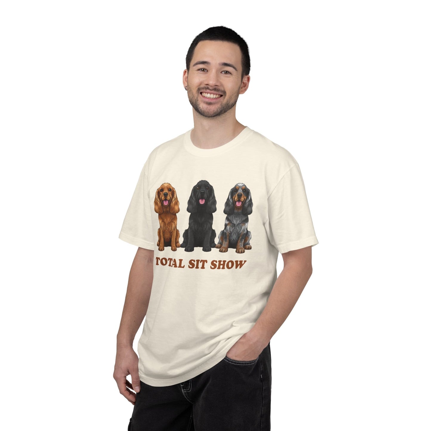 Cocker Spaniel Sit Show Premium Tee